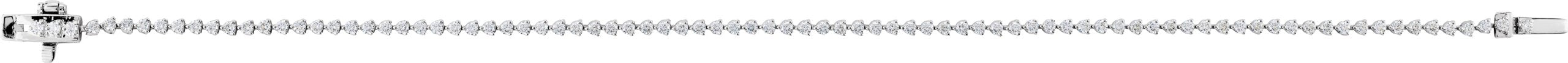 14K White Gold 1 1/2 CTW Lab-Grown Diamond 7 1/4" Line Bracelet