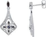 Accented Chandelier Earrings