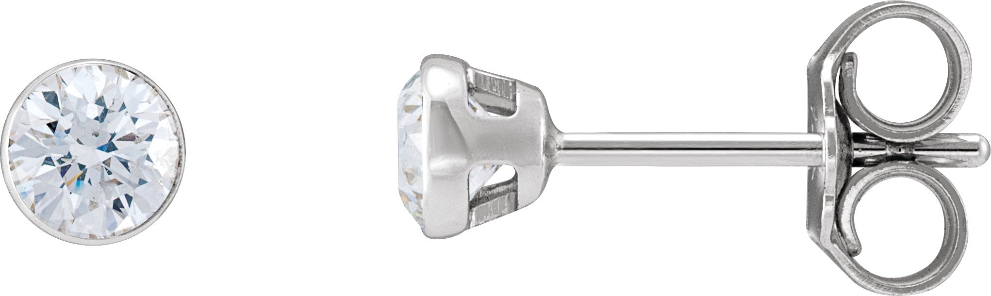 Round Ultra-Lightweight Stud Earrings