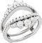 14K White Gold 1 1/5 CTW Lab-Grown Diamond Ring Guard