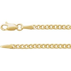 14K 2,35 mm Bordsteinkette