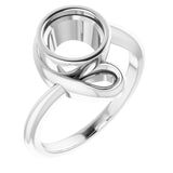 Platinum 7.4 mm Round Ring Mounting