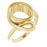 18K Yellow 11x9 mm Oval Ring Mounting