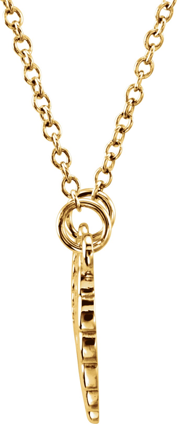 18K Yellow Gold Vermeil Tiny Posh® Angel Wings 16-18" Necklace