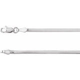 Schlangenkette aus Sterlingsilber, 1,95 mm