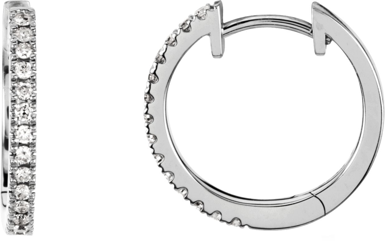 Accented Hoop Earrings