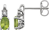 Accented Birthstone Earrings