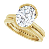 14K Yellow Gold 2 1/2 CTW Lab-Grown Diamond Engagement Ring