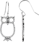 Accented Owl Earrings