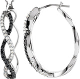 Criss-Cross Hoop Earrings