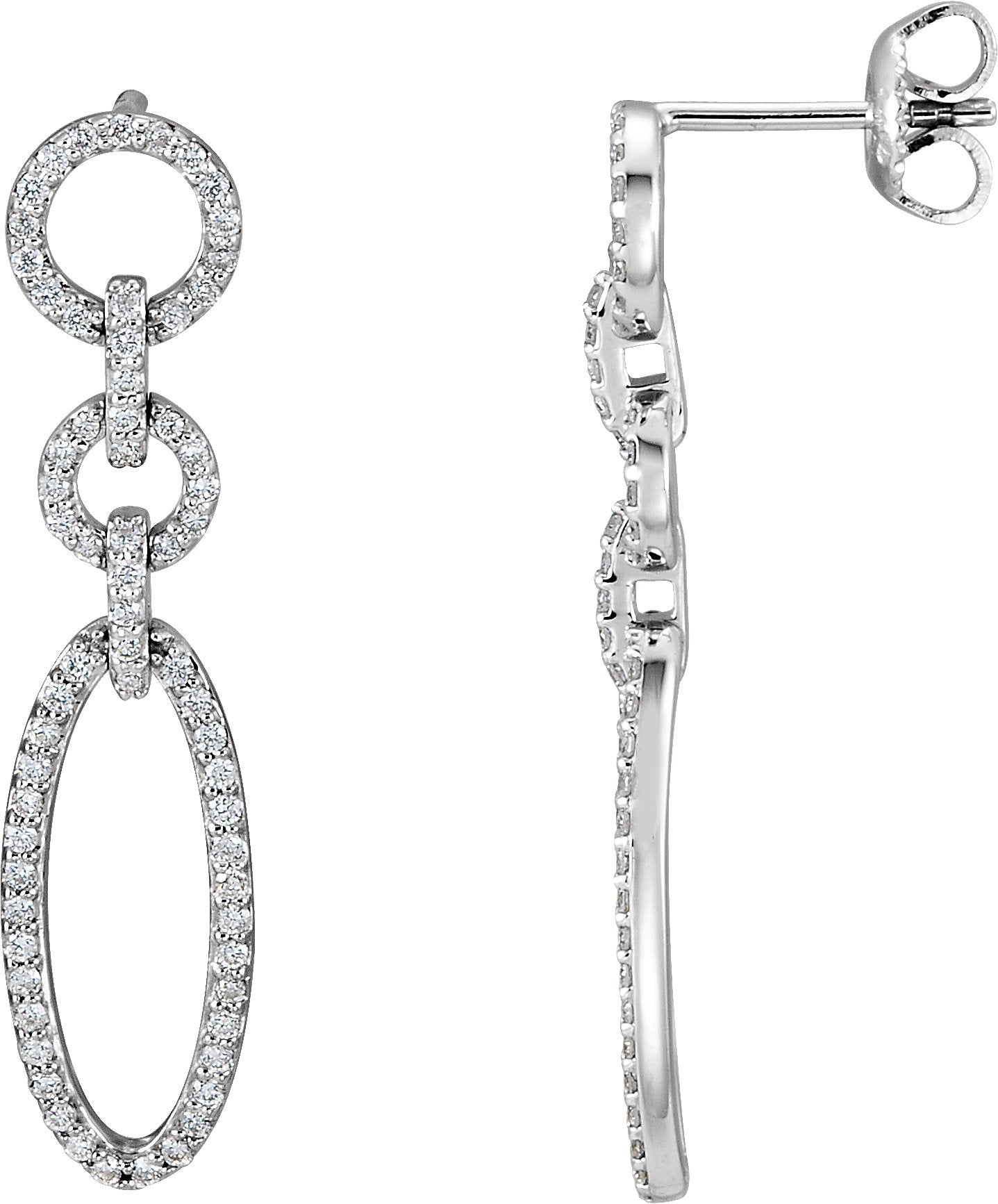 Accented Geometric Earrings