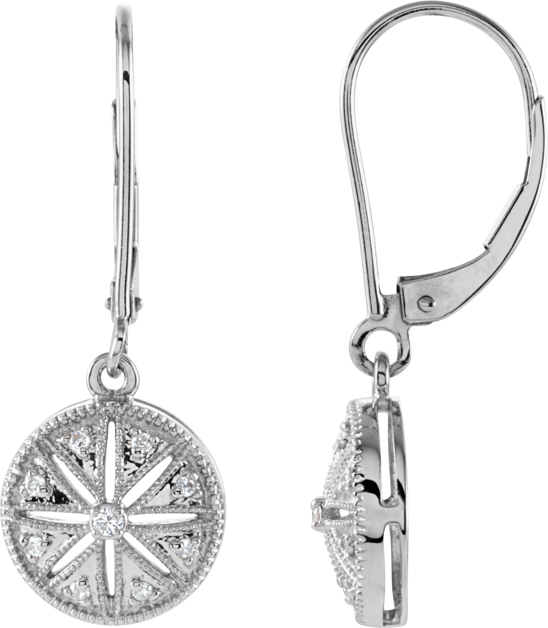 Granulated Filigree Earrings