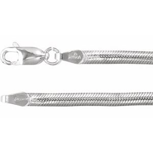 Schlangenkette aus Sterlingsilber, 3 mm