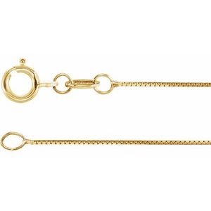 18K 0,5 mm Boxkette