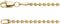 14K Yellow Gold 1.8 mm Hollow Bead 18