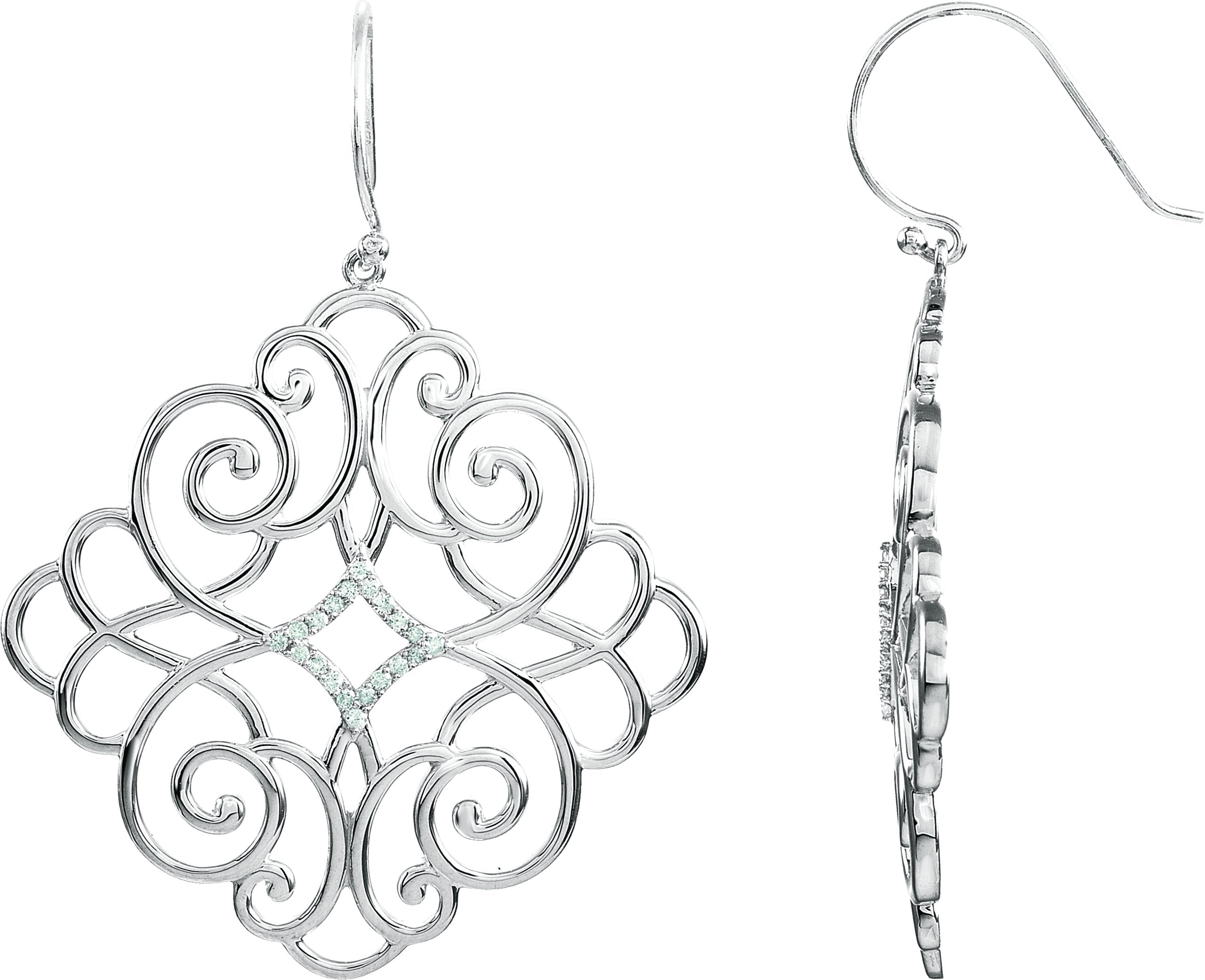 Filigree Scroll Earrings