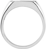 Sterling Silver Square Signet Ring
