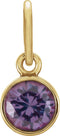 14K Yellow Gold Posh Mommy® Imitation Alexandrite Charm/Pendant