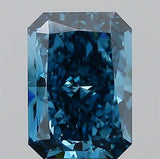 3.03ct Radiant Lab Grown Diamond (Colour Fancy Vivid Blue, Clarity VVS1, IGI Certified)
