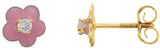 Youth Enamel Flower Earrings