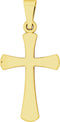 14K Yellow Gold Cross Pendant