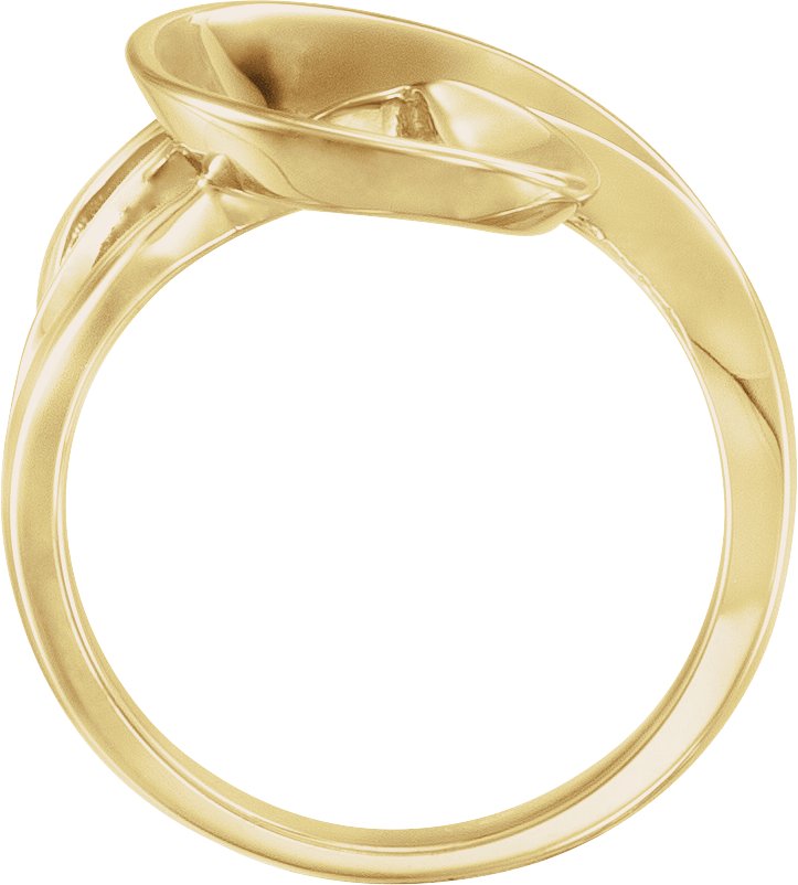 14K Yellow Gold Freeform Ring
