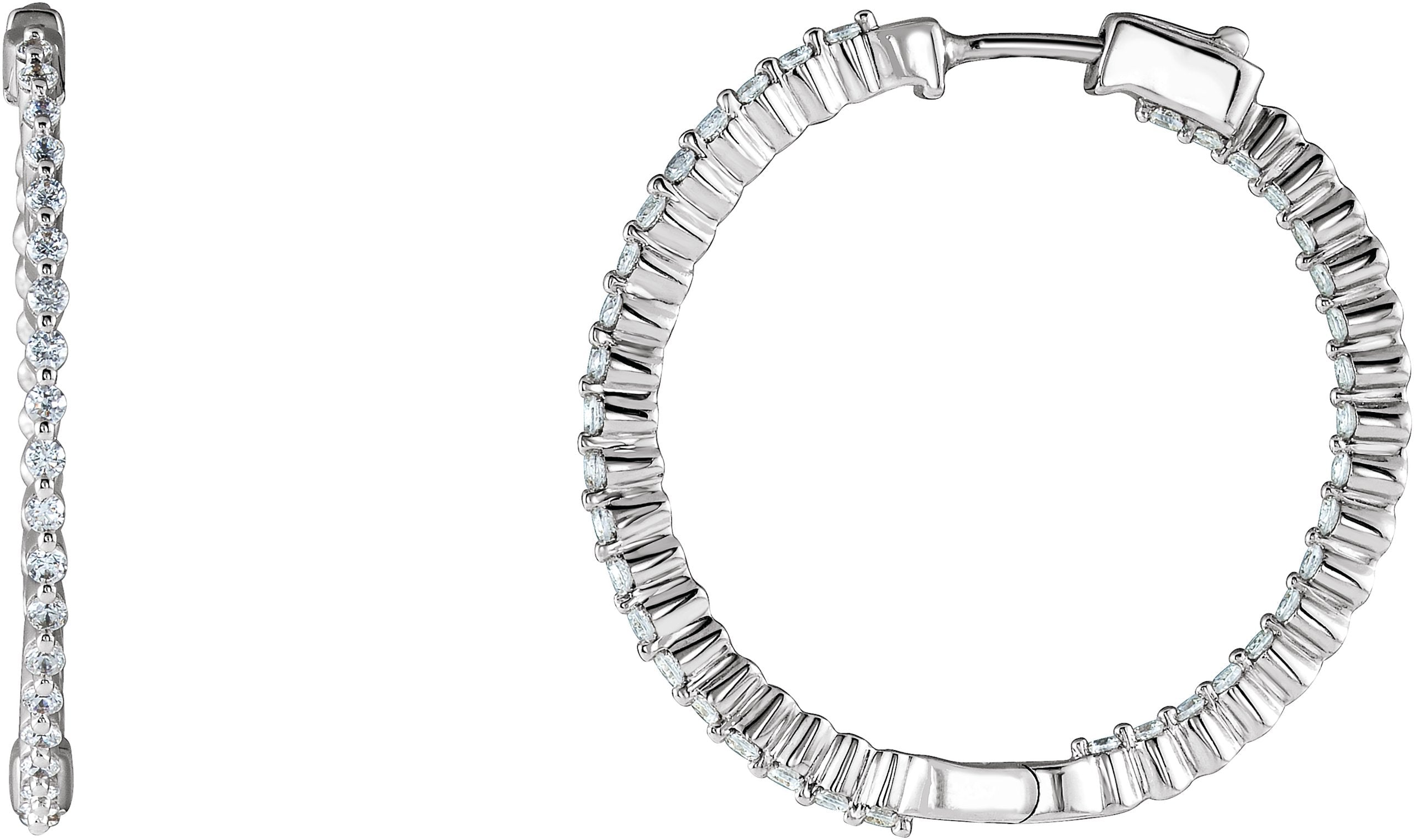 Inside-Outside Hoop Earrings
