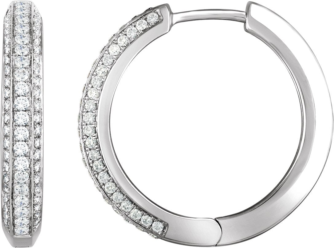 Accented Hoop Earrings