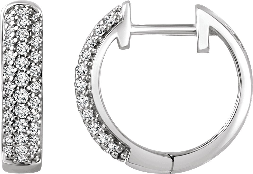 Accented Hoop Earrings