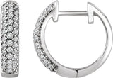 Accented Hoop Earrings