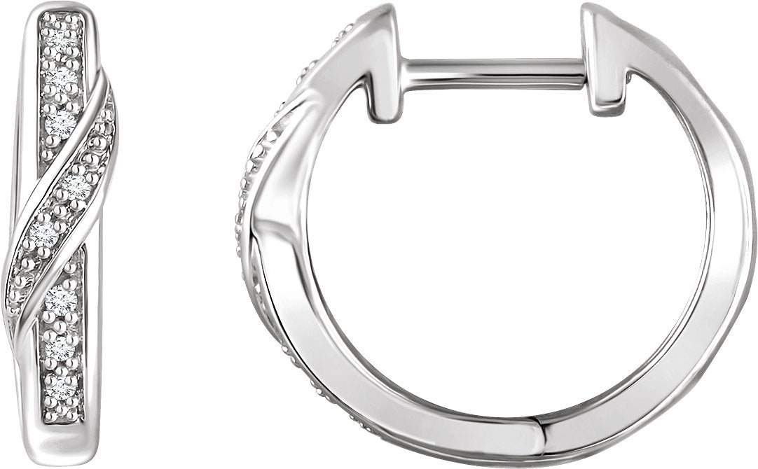 Accented Hoop Earrings