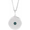 14K White Lab-Grown Alexandrite Disc 16-18