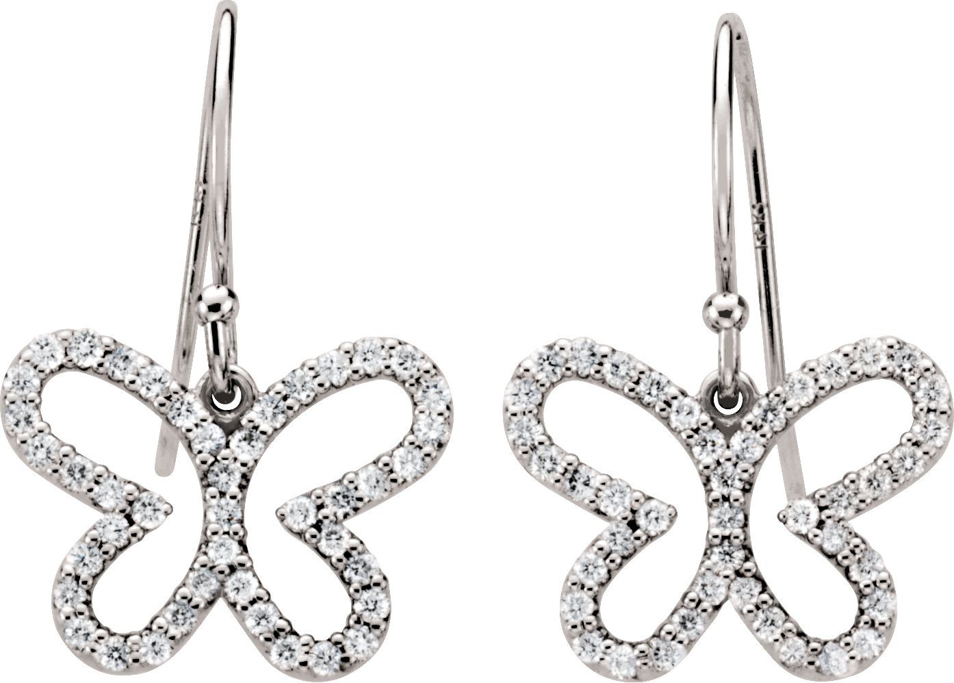 Accented Butterfly Earrings