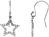 Accented Star Earrings