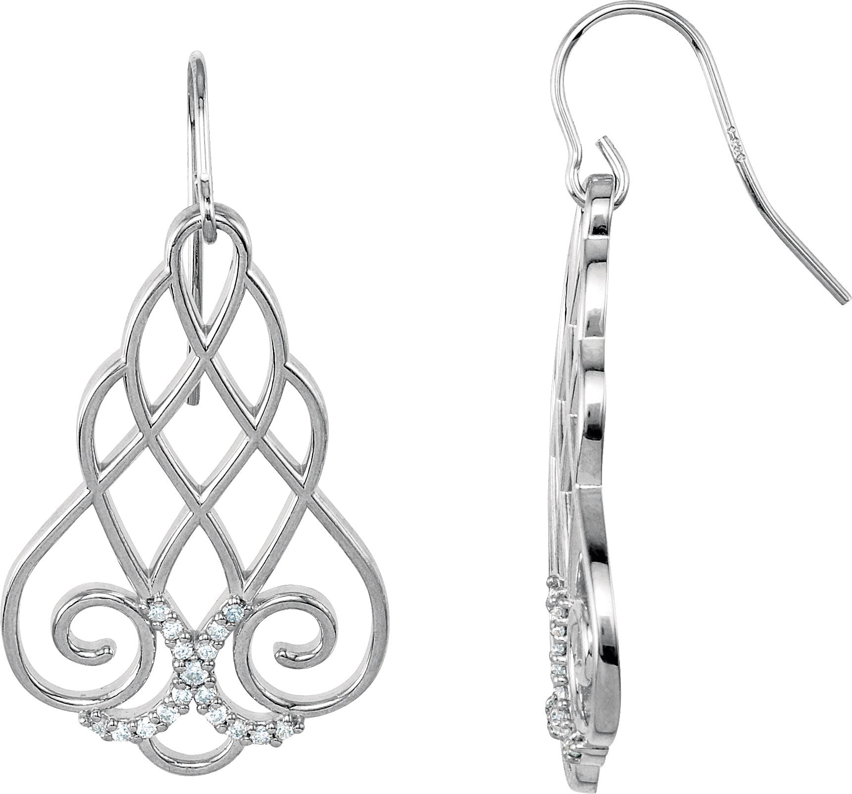 Filigree Scroll Earrings