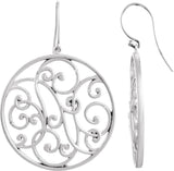 Filigree Scroll Earrings
