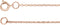 14K Rose Gold 1 mm Adjustable Diamond-Cut Cable 16-18