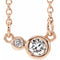 14K Rose 1/8 CTW Natural Diamond 16
