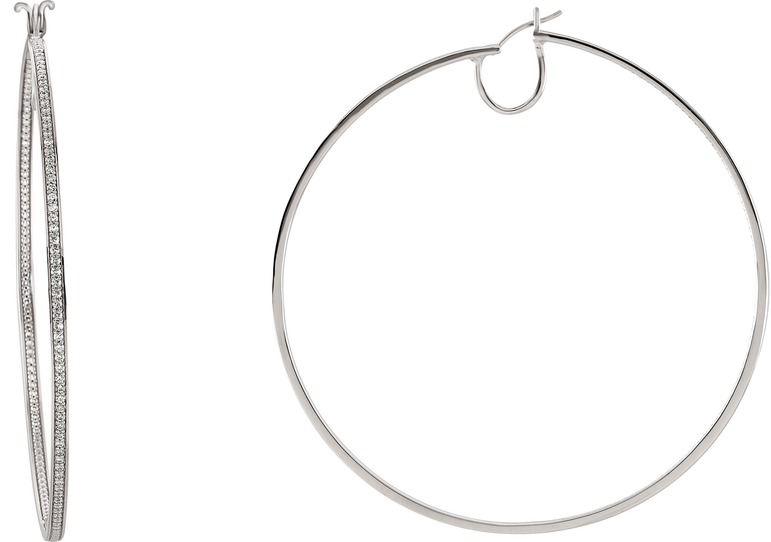 Inside-Outside Hoop Earrings