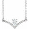 Sterling Silver 3/8 CTW Natural Diamond 16