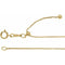 14K .85 mm Boxkette