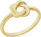 14K Yellow Gold Knot Ring