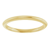 14K Yellow Gold Knife Edge Band Size 7