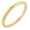 14K Yellow Gold Knife Edge Band Size 7