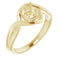10K Yellow5.8 mm Round Ring Mounting