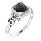 10K X1 White6 mm Square Ring Mounting