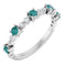 Platinum Natural Alexandrite & 1/6 CTW Natural Diamond Ring