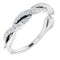 14K White Gold 1/4 CTW Natural Diamond Anniversary Band