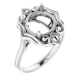 10K White10 mm Round Ring Mounting