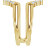 14K Yellow Gold 1/4 CTW Lab-Grown Diamond Ring Guard